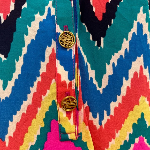 Lilly Pulitzer 🏝 Elsa Flame stitch Pattern Tunic, M, GUC - Picture 4 of 9